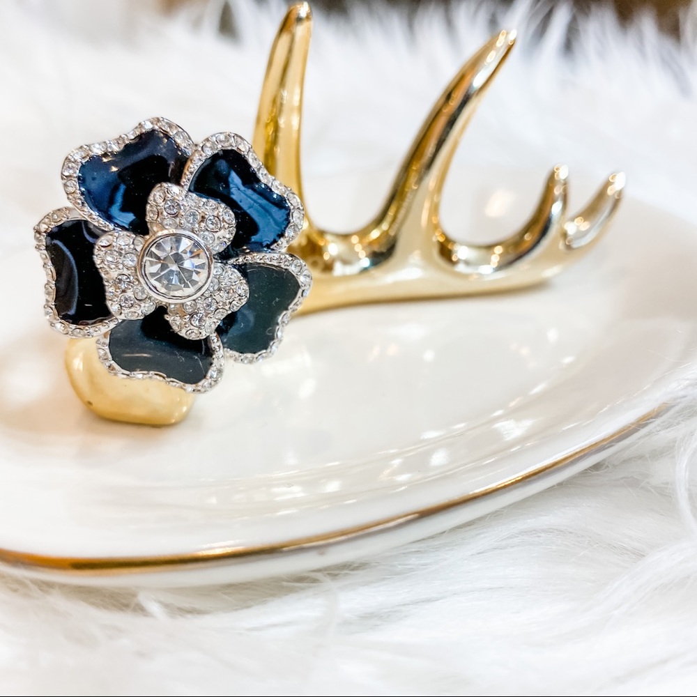 Lia Sofia Dahlia Statement Ring - image 3